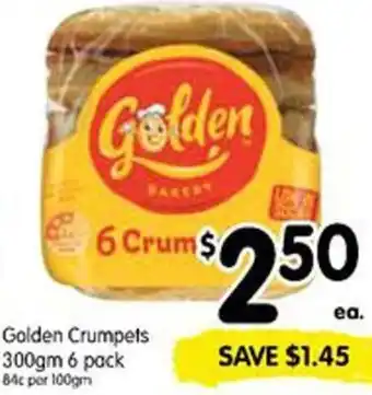Spar Golden Crumpets 300gm offer