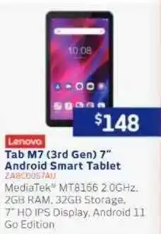 Retravision Lenovo tab m7 7 offer