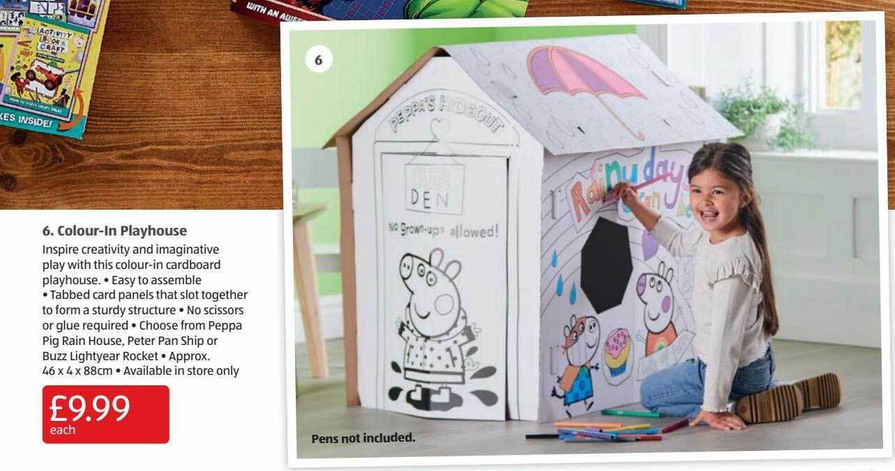 6. colourin playhouse offer at ALDI