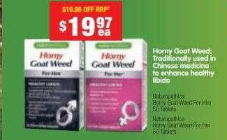 Chemist Warehouse Horny goat weed offer