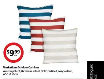 Coles Marketlane outdoor cushions offer