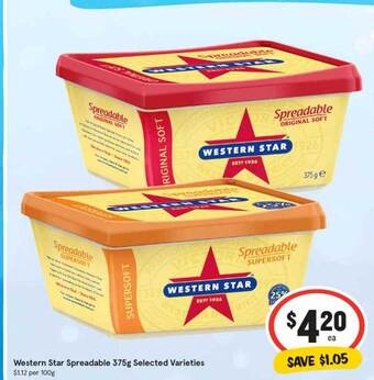 IGA Western star spreadable offer