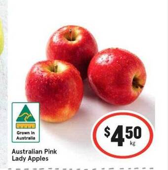 IGA Australian pink lady apples offer