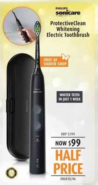 Shaver Shop Philips sonicare protectiveclean whitening electric toothbrush offer