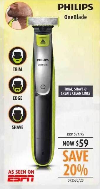 Shaver Shop Philips oneblade offer