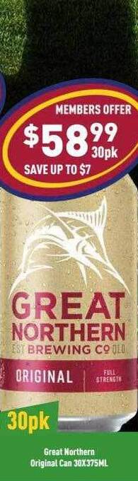 Liquor Legends Great northern original can offer