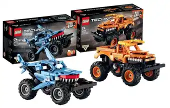 Lego technic monster jam megalodon 42134 or monster jam el toro loco 42135