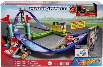 BIG W Hot wheels 5-pack super mario kart circut slam offer