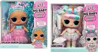 BIG W L.o.l. surprise big baby hair doll assorted offer
