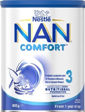 BIG W Nestlé nan comfort 3 milk drink from 1 year of age 800g offer