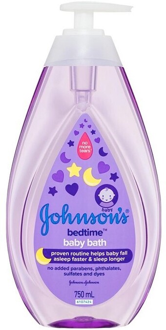 BIG W Johnson's bedtime baby bath 750ml offer