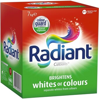 BIG W Radiant whites & colours laundry powder 7kg offer