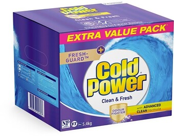 BIG W Cold power clean & fresh laundry detergent front & top loader 5.4kg offer