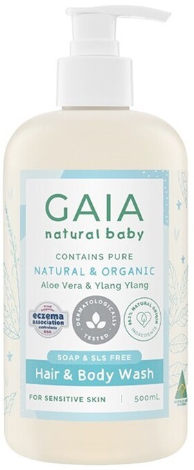 BIG W Gaia natural baby hair & body wash 500ml offer