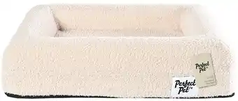 BIG W Perfect pet borg textured bolstered bed offer