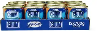 BIG W Chum 3 meats wet dog food 12 x 700g offer