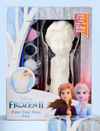 BIG W Frozen ii elsa paint your own plaster offer