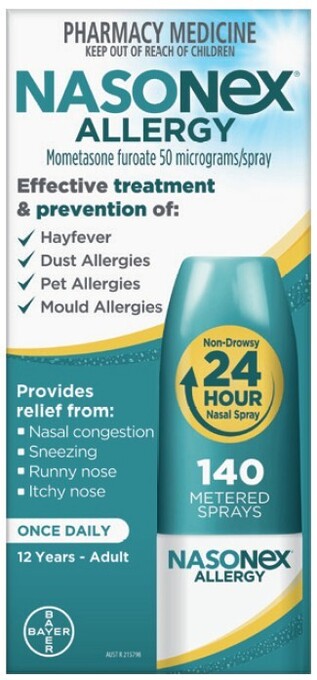 Pharmacy Best Buys Nasonex allergy 140 metered sprays offer