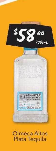 Cellarbrations Olmeca altos plata tequila offer