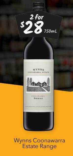 Wynns coonawarra estate range