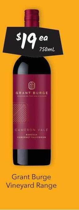 Grant burge vineyard range