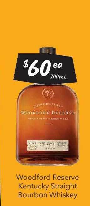 Cellarbrations Woodford reserve kentucky straight bourbon whiskey offer