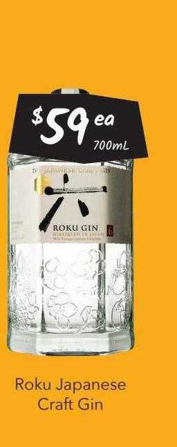 Roku japanese craft gin