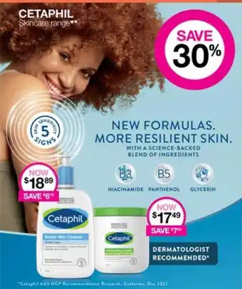 Priceline Cetaphil skincare range offer