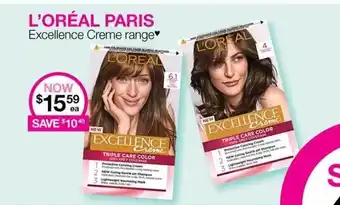 Priceline L'oréal paris excellence creme range offer