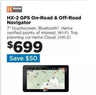 Repco Hema hx-2 gps on-road & off-road navigator offer