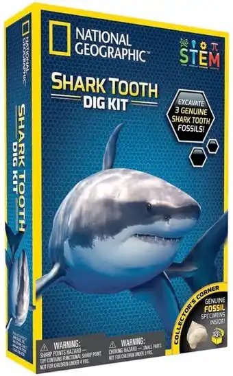National geographic shark tooth dig kit