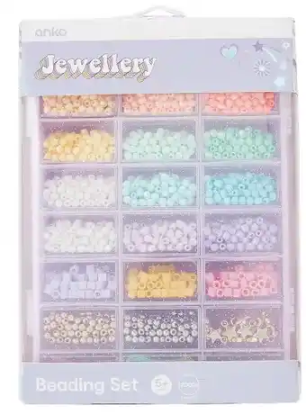 Kmart Jewellery beading set offer