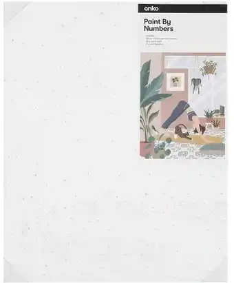 Kmart Paint by numbers - yoga girl offer