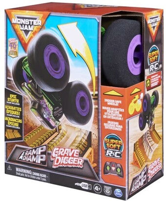Kmart Monster jam remote control ramp champ grave digger offer