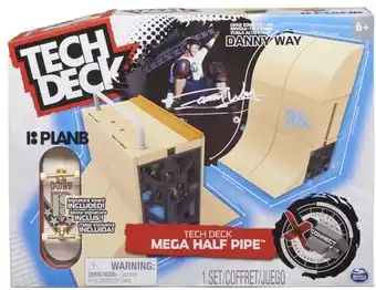 Kmart Tech deck danny way mega half pipe x-connect park creator ramp set offer