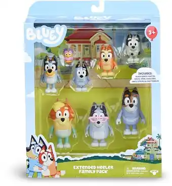 Kmart 8 pack bluey’s family and friends figures offer