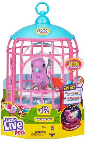 Kmart Little live pets - lil' bird & bird cage: polly pearl offer