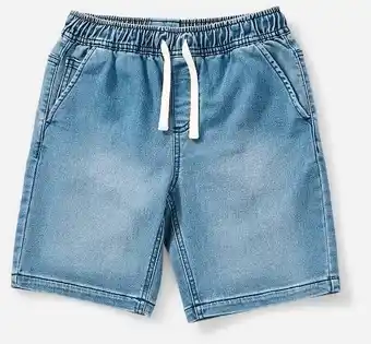 Pull on denim short