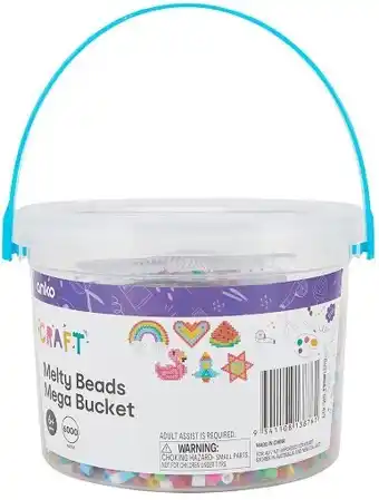 6000 piece melty beads mega bucket