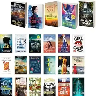 BIG W 50% off the rrp on fiction books offer