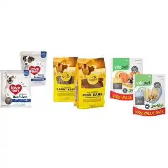 BIG W 30% off selected love em, bow wow and vita pet offer
