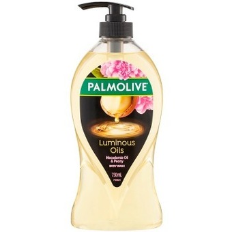 BIG W Palmolive luminous oils body wash 750ml macadamia oil with peony offer