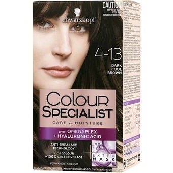 BIG W Schwarzkopf colour specialist 4-13 dark cool brown offer