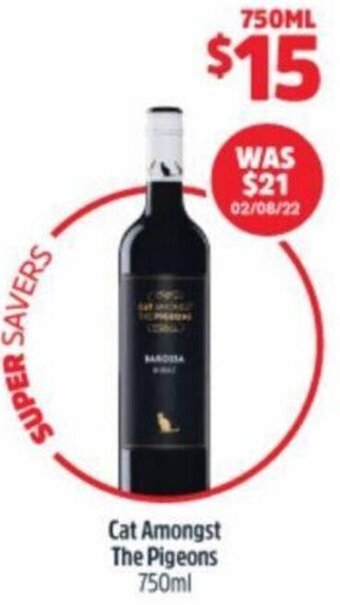 BWS Cat Amongst The Pigeons 750ml offer