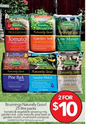 Cheap as Chips Brunnings Naturally Good 25 Litre Packs offer