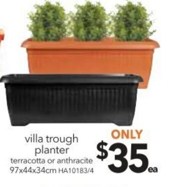 Cheap as Chips Villa Trough Planter 97x44x34cm offer