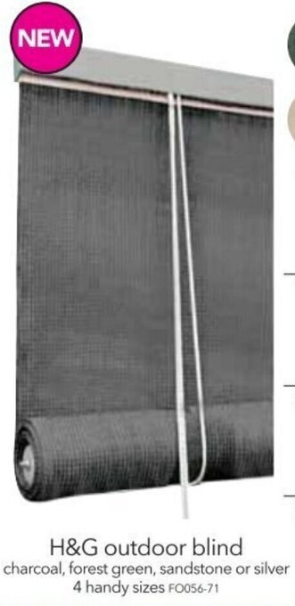 Cheap as Chips H&G Outdoor Blind 180x210cm offer