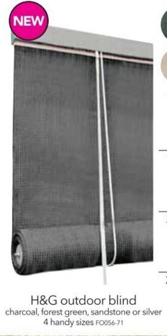 Cheap as Chips H&G Outdoor Blind 210x210cm offer