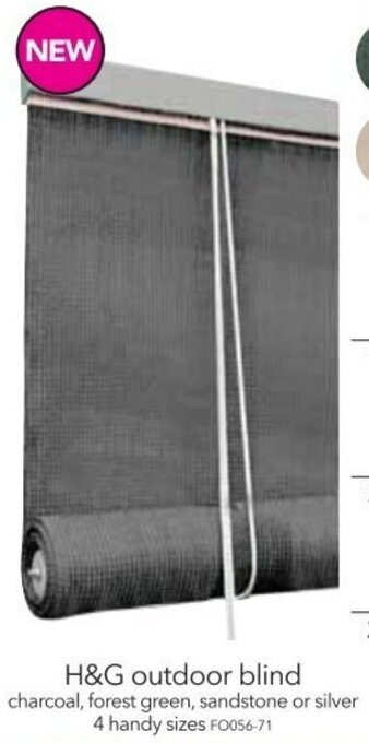 Cheap as Chips H&G Outdoor Blind 240x210cm offer
