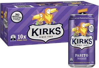 BIG W Kirks pasito 10 pack 375ml offer
